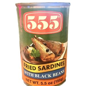 555 Fried Sardines w Black Bean 5.5oz